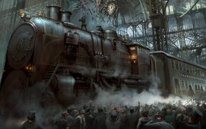 train steampunk